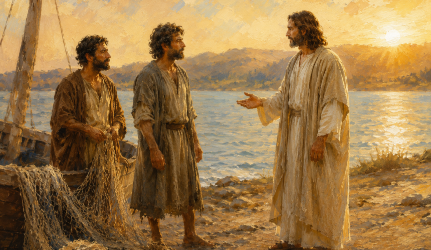 Jesus Choosing His First Two Disciples Jesus Choosing His First Two Disciples